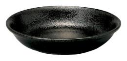 ヤマツ　新中華　14cm深皿  黒耀